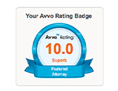 AVVO rating badge