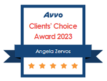 Avvo Clients Choice Award 2023 for Angela Zervos