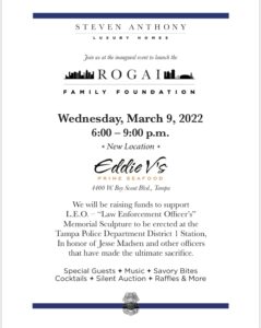 image of invitation to fund-raising event
